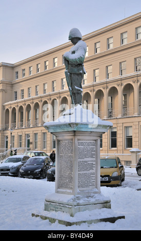 Kriegerdenkmal für diejenigen, die im südafrikanischen Krieg (Burenkrieg) in Cheltenham UK gefallen Stockfoto