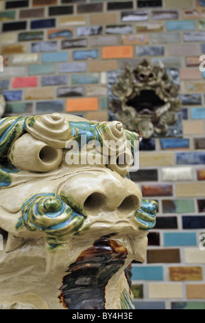 Shisa Lion Statue Stockfoto