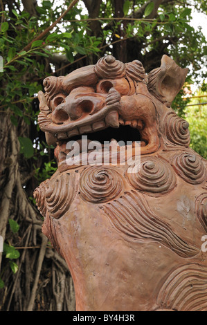 Shisa Lion Statue Stockfoto