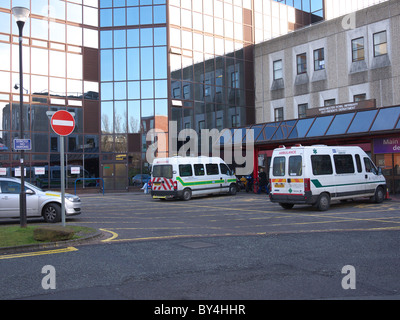 Manchester Royal Infirmary Haupteingang, Lancashire, England, UK. Stockfoto