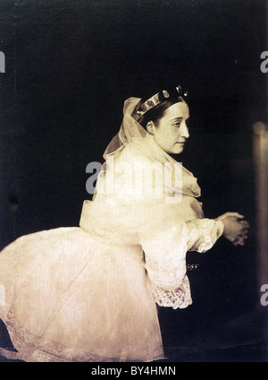 Kaiserin EUGENIE DE MONTIJO (1826-1920) als Ehefrau von Napoleon III, fotografiert von Nadar, 1856 Stockfoto