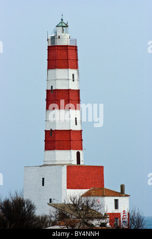 Leuchtturm Shabla, Kap Shabla, Europa, Balkanhalbinsel, Bulgarien, Schwarzes Meer Stockfoto