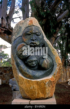 Shona Skulptur, Statue, Chapungu Sculpture Park, Shona Stadt Harare, Harare, Provinz Harare, Simbabwe, Afrika Stockfoto