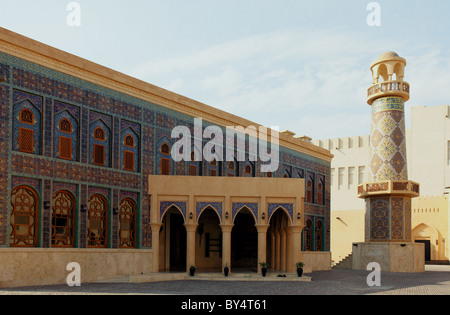 Eine reich verzierte Moschee in Katara Kulturdorf, Doha, Katar Stockfoto