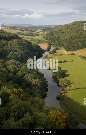 Der Fluss Wye von Symonds Yat Ross-on-Wye Herefordshire HR9 Vereinigtes Königreich Stockfoto