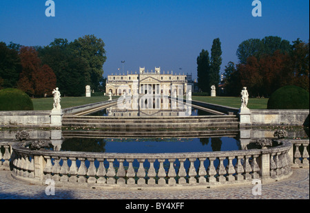 Villa Pisani (Villa Nazionale di Stra) erbaut 1736-1756 Francesco Maria Preti, Stra, Venetien, Italien Stockfoto