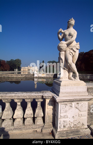 Villa Pisani (Villa Nazionale di Stra) erbaut 1736-1756 Francesco Maria Preti, Stra, Venetien, Italien Stockfoto