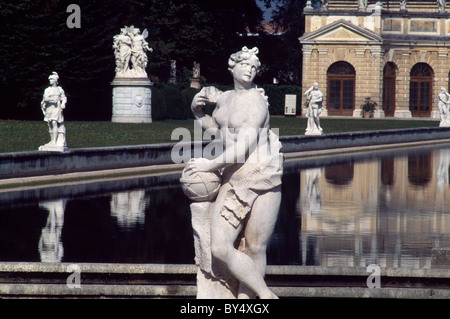 Villa Pisani (Villa Nazionale di Stra) erbaut 1736-1756 Francesco Maria Preti, Stra, Venetien, Italien Stockfoto