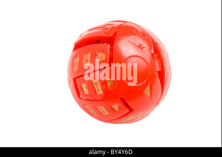 Objekt auf weiß - wandelbare Spielball Stockfoto