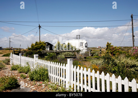 Ein Zuhause in Dungeness, Kent Stockfoto