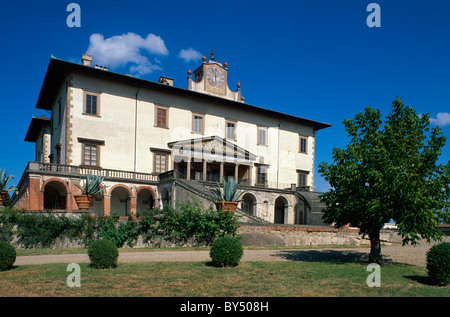Villa Medicea Poggio eine Caiano Caiano, Toskana, Italien Stockfoto