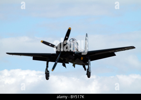 Die amerikanischen Grumman F6F Hellcat Beinamen den 'Ace Maker' Stockfoto