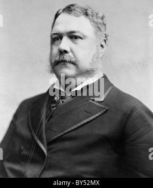 Chester Alan Arthur war der 21. Präsident der Vereinigten Staaten. Stockfoto