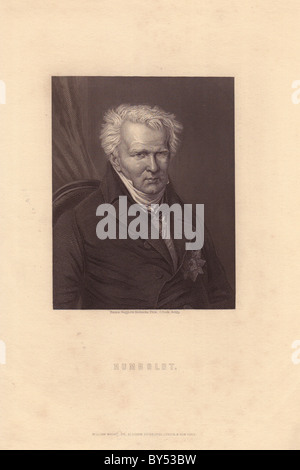Alexander von Humboldt (1769 – 1859), deutscher Naturforscher und Entdecker. Stockfoto