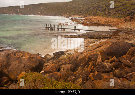 Steg am Canal Rocks, Leeuwin Naturaliste Nationalpark, Yalingup, Western Australia, Australia Stockfoto