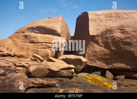 Großen Teilen Rock Kaufmann Felsen, Leeuwin Naturaliste National Park, Yallingup, Western Australia Stockfoto