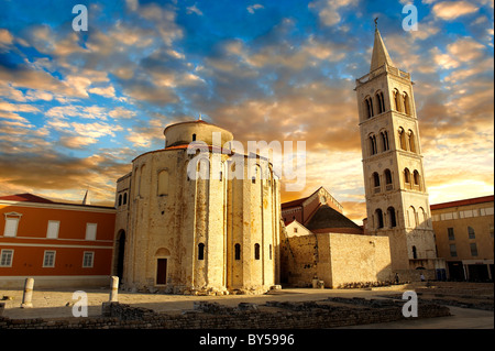 Zadar Kroatien - St Donat Kirche Stockfoto