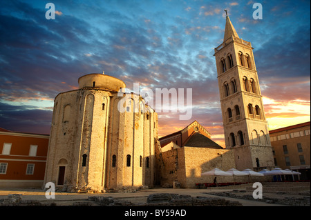 Zadar Kroatien - St Donat Kirche Stockfoto