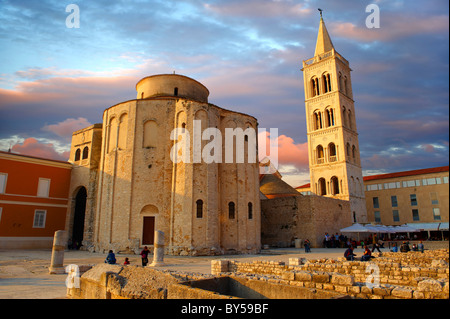 Zadar Kroatien - St Donat Kirche Stockfoto