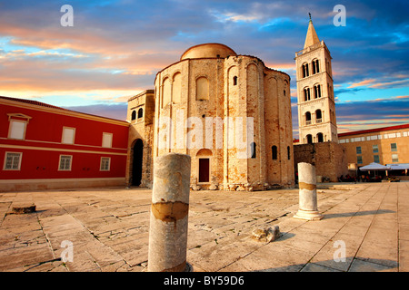 Zadar Kroatien - St Donat Kirche Stockfoto