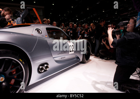 Porsche 918 Hybrid Coupé 2011 North American International Auto Show in Detroit Stockfoto