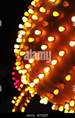 Vintage-Look-Neon-Schilder Stockfoto