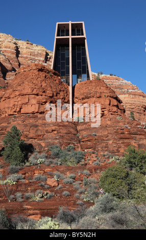 Kapelle des Heiligen Kreuzes in Sedona Stockfoto