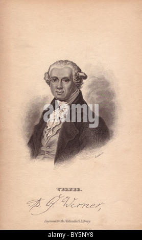 Abraham Gottlob Werner (1750-1817), deutscher Geologe. Stockfoto