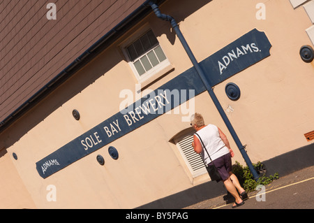 Die Adnams Brauereigebäude in Southwold, Suffolk, England, Großbritannien, Uk Stockfoto