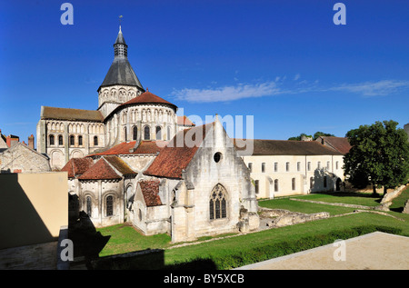 La Charité-Sur-Loire (58) Kirche Sainte-Croix-Notre-Dame Stockfoto