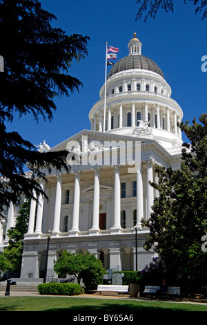 Die California State Capitol building in Sacramento, Kalifornien, USA. Stockfoto