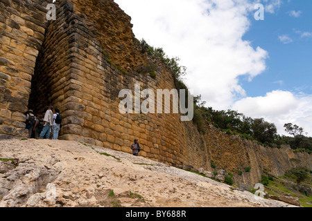 Kuelap Festung Haupteingang, Chachapoyas, Peru Stockfoto