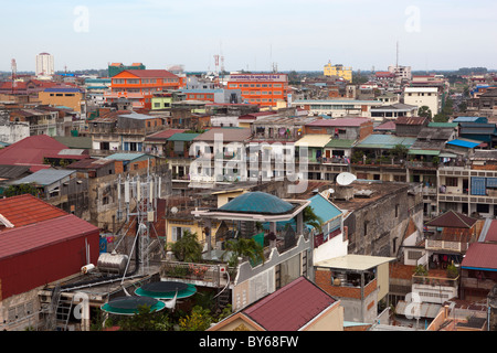 Downtown Dächer Phnom Penh Kambodscha Stockfoto