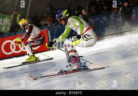 Felix NEUREUTHER, GER, Deutschland - MUENCHEN, 02.01.2011, parallel SLALOM Olympiaberg, alpinen SKI-Weltcup Stockfoto