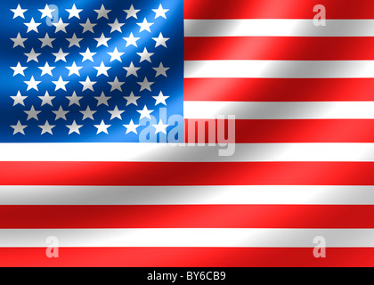 Vereinigte Staaten von Amerika USA US Flag Stockfoto