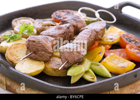 Gegrilltes Fleisch Stockfoto