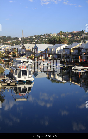 Der Waterfront von Knysna Quays in der Provinz Western Cape Südafrika Stockfoto