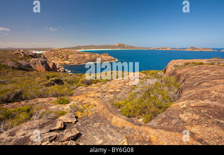 Granitfelsen im Thistle Cove, Cape le Grand National Park, Esperance, Western Australia Stockfoto