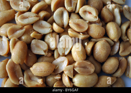 Hintergrund-Erdnüsse Stockfoto