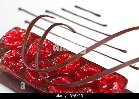 Kuchen Teekuchen zuckerhaltige Karamell Stockfoto