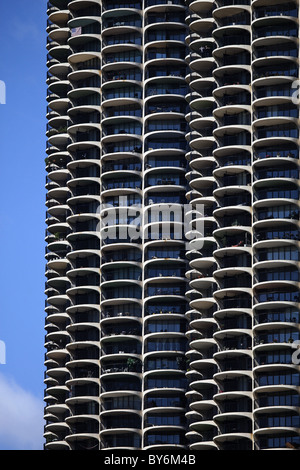 Marina City, auch genannt Mais Building, Chicago, Illinois, USA Stockfoto