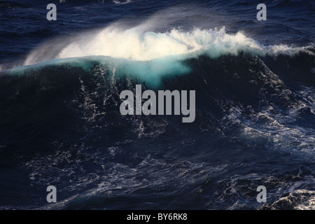 Eine schöne Welle bricht in den Atlantischen Ozean Stockfoto