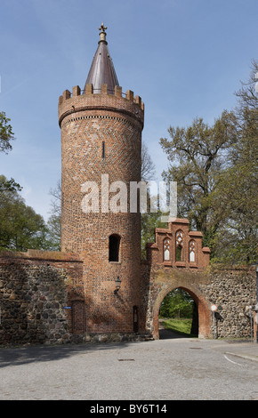 Fangelturm in Neubrandenburg, Mecklenburgische Seenplatte, Mecklenburg-Western Pomerania, Deutschland Stockfoto