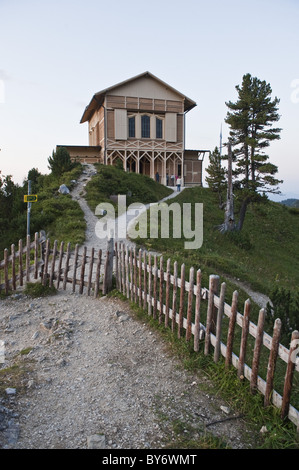 Königshaus am Schachen, Wetterstein Palette, Oberbayern, Deutschland Stockfoto