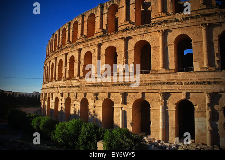 Römisches Amphitheater in El Jem, Tunesien Stockfoto