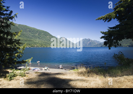 Lake Crescent, Olympic Nationalpark, Washington, USA Stockfoto