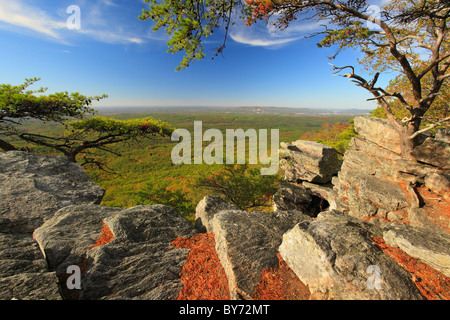 Kanzel Rock Trail, Cheaha State Park, Delta, Alabama, USA Stockfoto