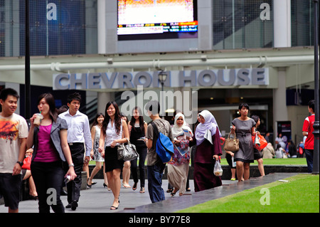 Singapurische junge Geschäftsleute Stockfoto