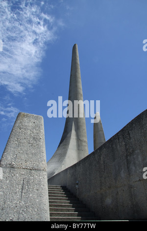 Sprache-Denkmal in Paarl in Südafrika Stockfoto