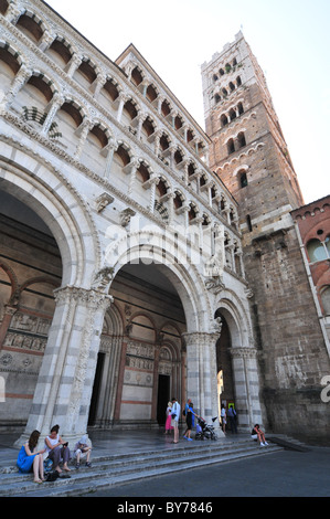 Duomo di San Martino: Kathedrale von Lucca, Tuscany Stockfoto